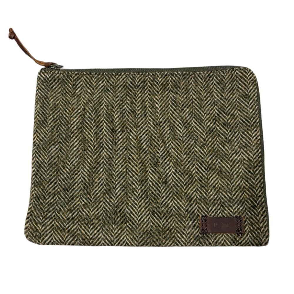 Ralph Lauren iPad Case – Olive Pattern with PRL Signature Logo
